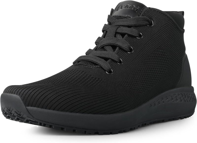 AEHAO Store Men's Non Slip Work Boots Slip Resistant Chef Shoes for Food Service Kitchen Restaurant Working Ankle Boot Casual Outdoor Walking Booties Waterproof - Image 1